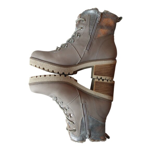 Genuine leather waterproof winter boots - COUGAR - SIZE 6 - Picture 4 of 14